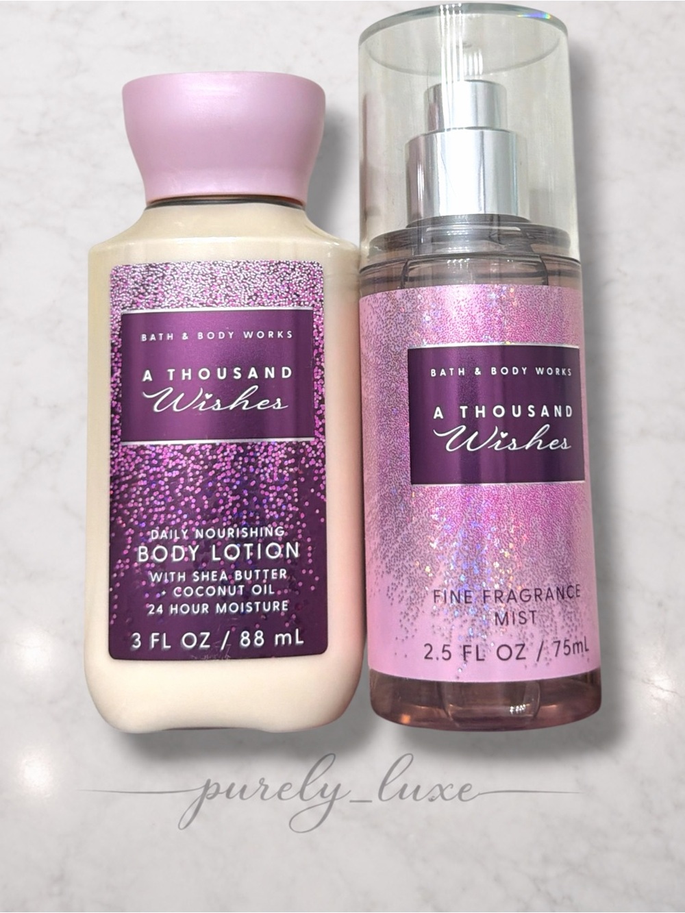 Bath & Body Works A Thousand Wishes Pink Lotion & Mist Duo